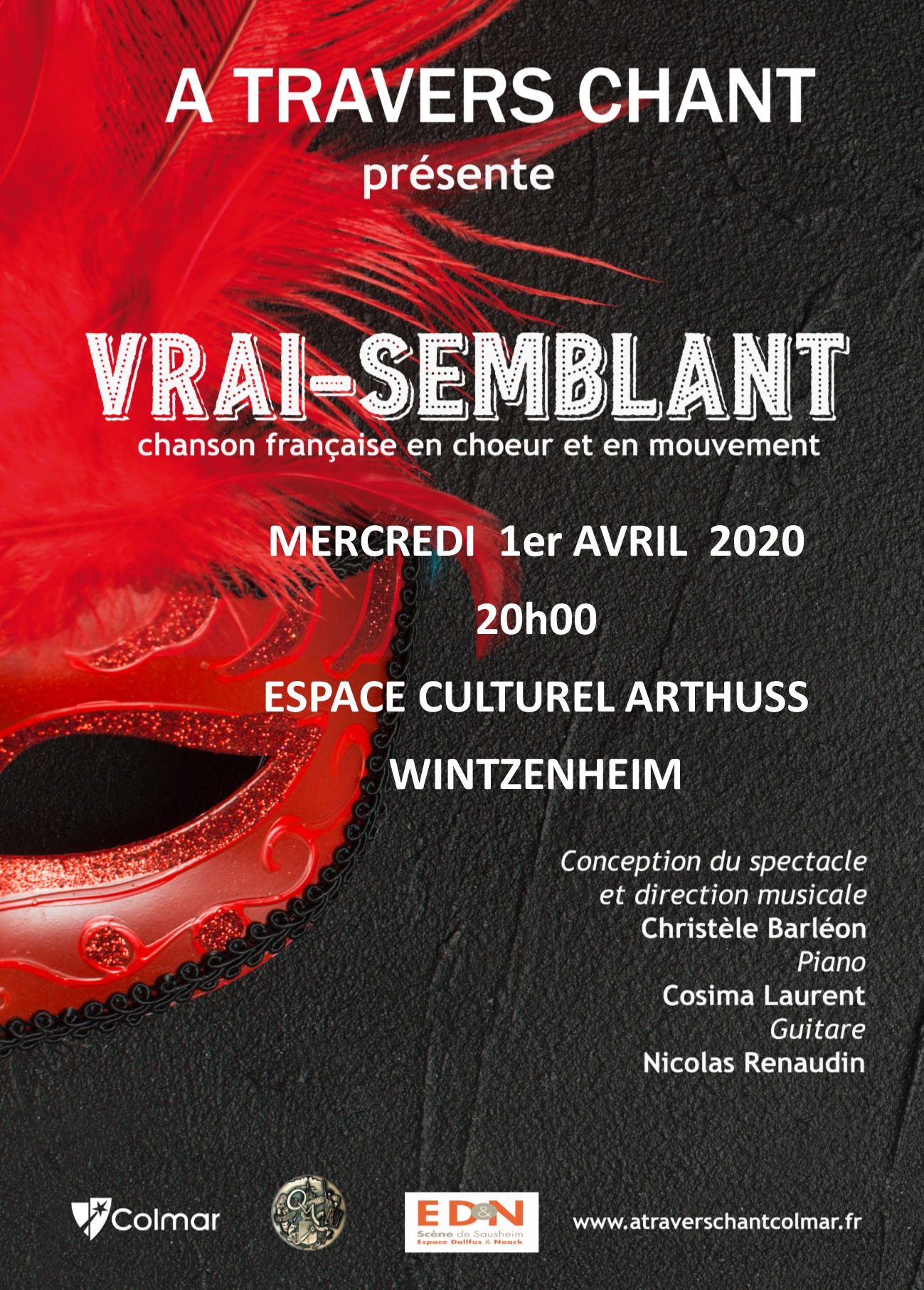 affiche vrai semblant arthuss 1 04 20h00